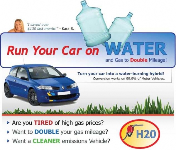 Ran Your Car On Water
