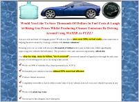 Drive with Water Fuel